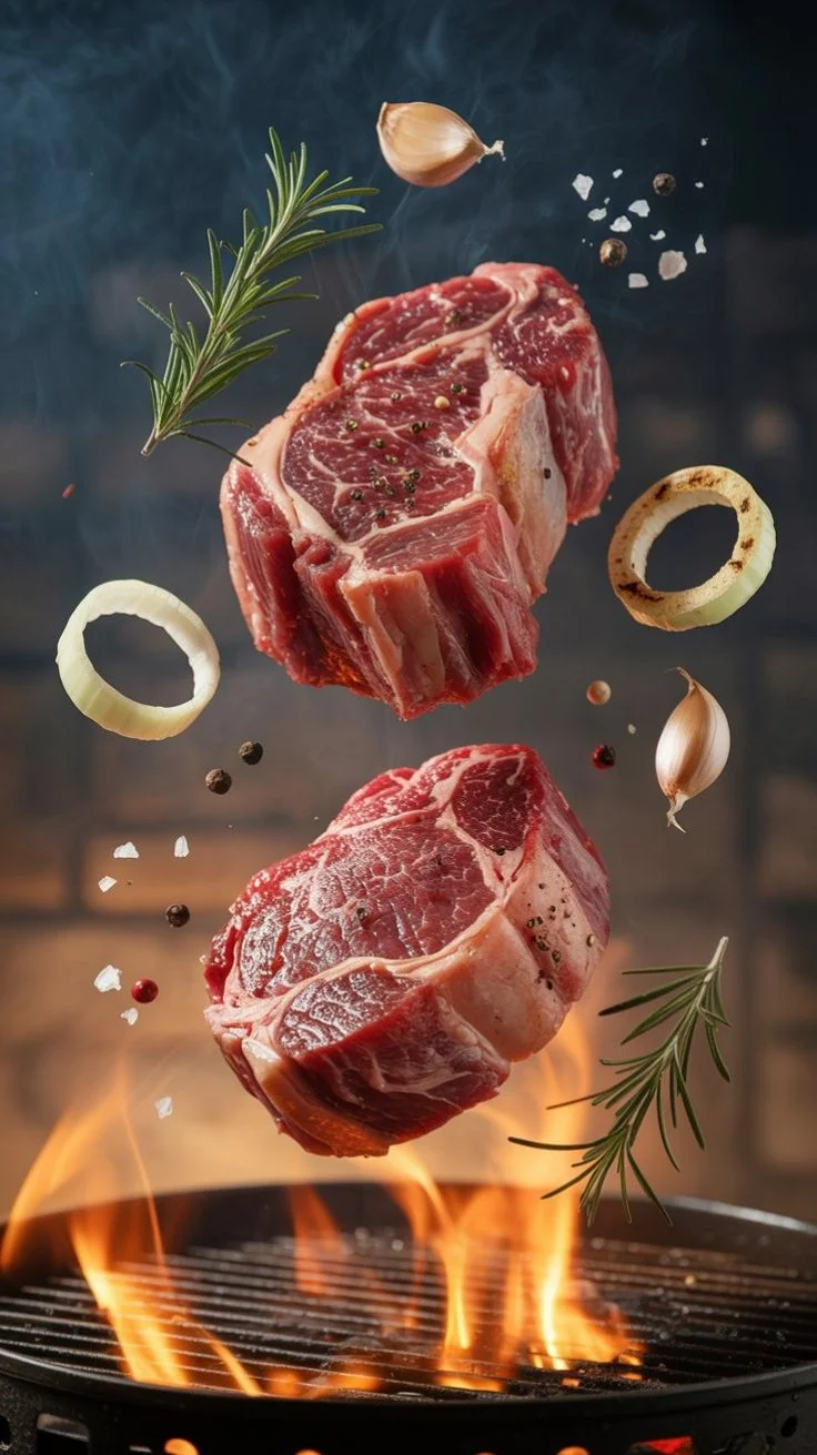 Grillades et viandes cuites sur la braise